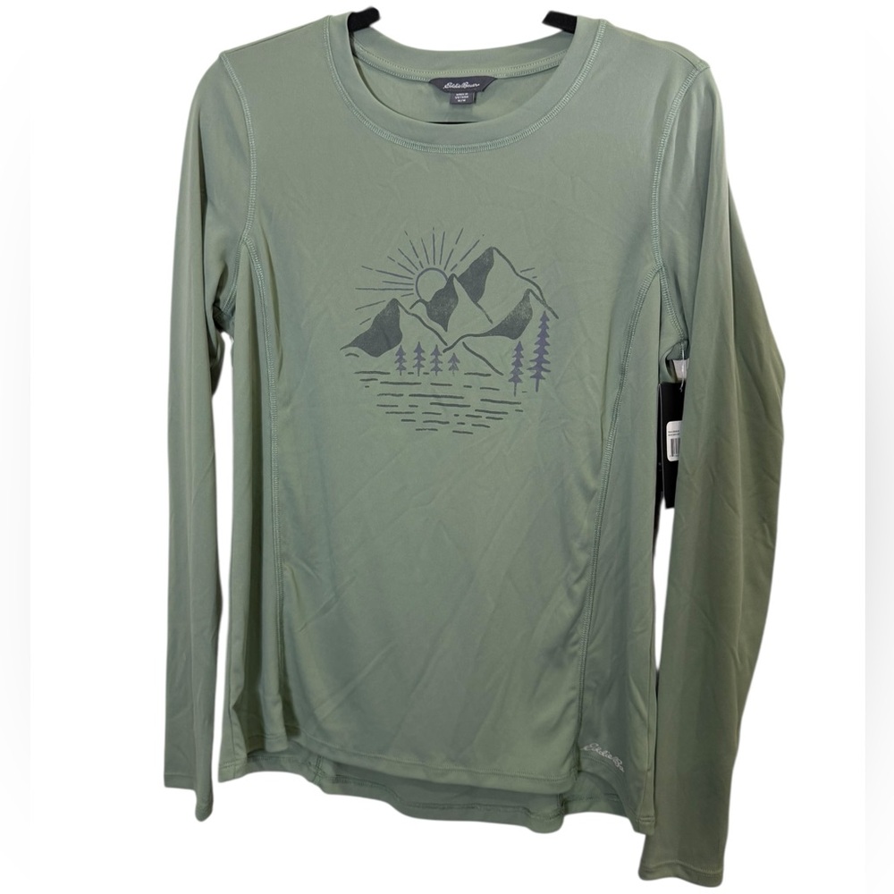 Eddie Bauer Unisex Easy Shield Long Sleeve Outdoor Performance Layering Top Sz M